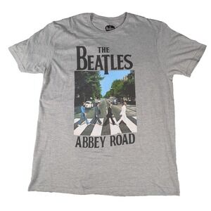 The Beatles | Abbey Road | Gray‎ | Unisex | Graphic T-Shirt | L - small hole